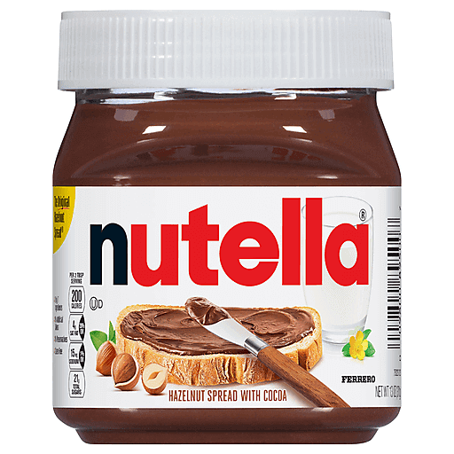 Nutella Spread, Hazelnut 13 Oz, Peanut Butter