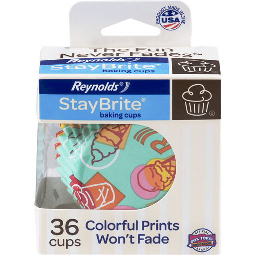 Reynolds - Reynolds, StayBrite - Baking Cups, Colorful Prints (36 count), Shop