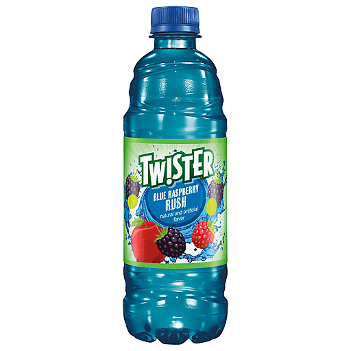 Twister Blue Raspberry Rush Flavored Beverage 16.9 fl oz | Shop | Super ...