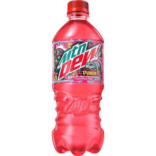 Mtn Dew Baja Point Break Punch Tropical Punch Flavor 20 Fl Oz | Shop ...