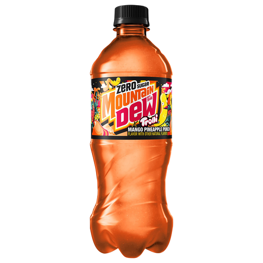 Mountain Dew Zero Sugar Mango Pineapple Punch Soda 591 ml