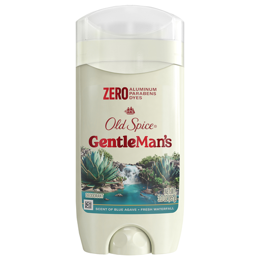Old Spice Gentle Man's Scent Of Blue Agave + Fresh Waterfall Deodorant 3 oz