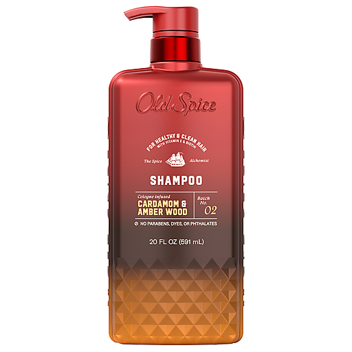 Old Spice Cardamom & Amber Wood Shampoo 20 fl oz