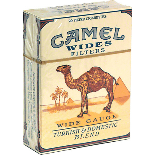 Camel Cigarettes, Filters, Turkish and Domestic Blend, Wides 