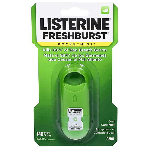 Listerine Pckt Mist Oral Spray-Fresh Burst