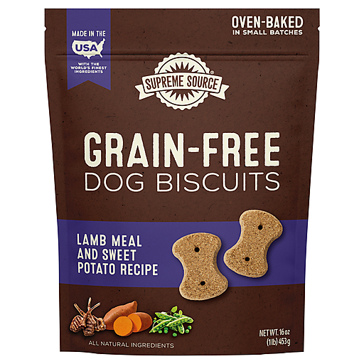 Supreme Source Dog Biscuits Grain Free Lamb Meal and Sweet