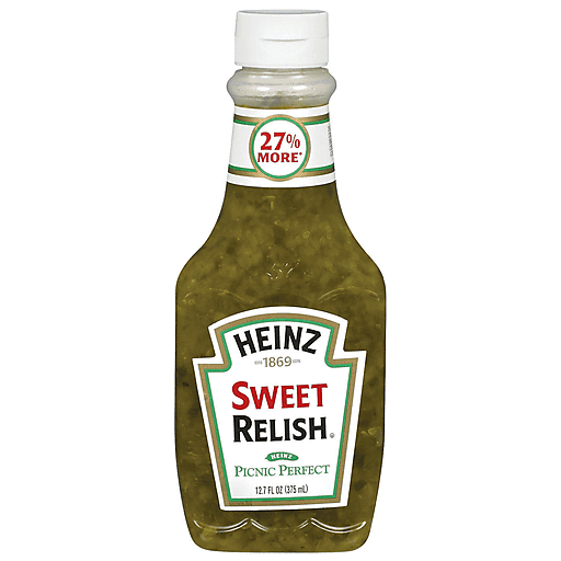 (6 pack) Heinz Hot Dog Relish, 12.7 fl oz Bottle