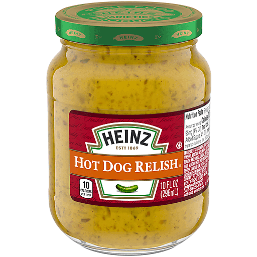Heinz Hot Dog Relish, 12.7 fl oz Bottle