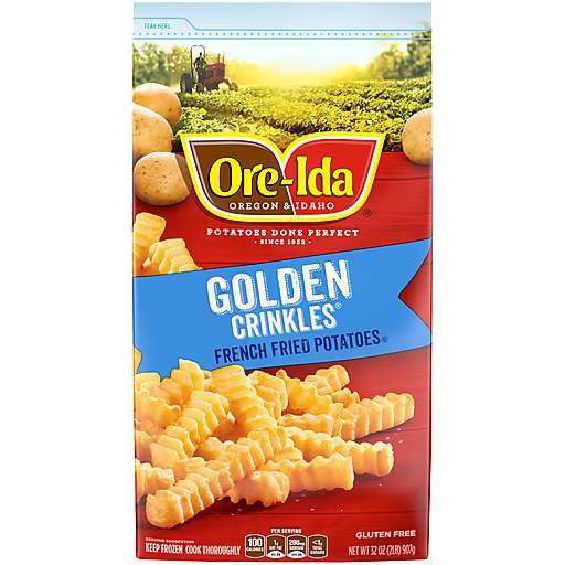 Great Value Regular Cut French Fried Potatoes, 32 oz Bag (Frozen)