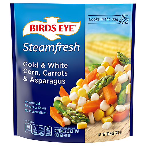 Birds Eye Gold & White Corn, Carrots & Asparagus 10.8 oz