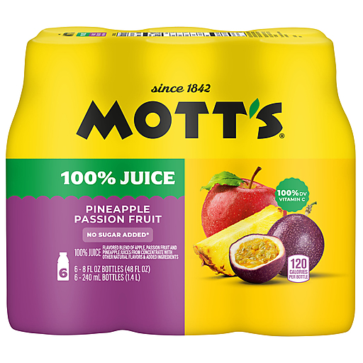 Mott's Pineapple Passion Fruit Juice 6 ea