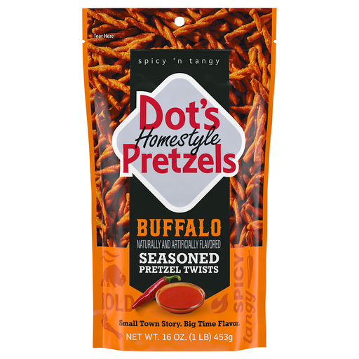 Dot's Homestyle Pretzels Seasoned Buffalo Pretzel Twists 16 oz