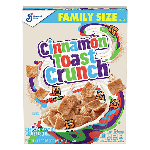 Cinnamon Toast Crunch Family Size Cereal 19.3 Oz | Cereal | Ingles Markets