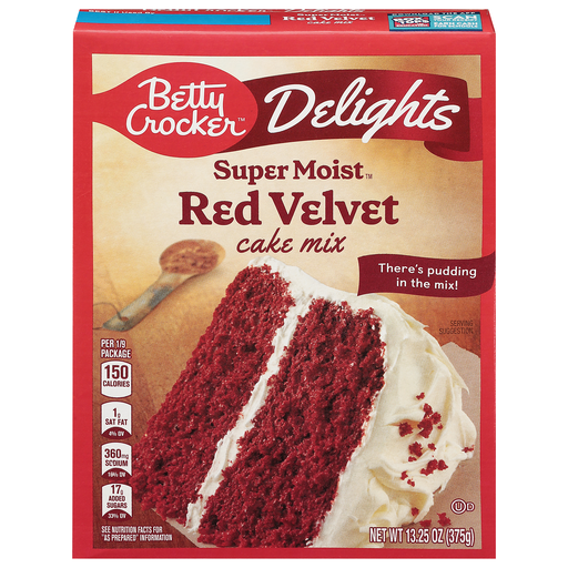 Betty Crocker Delights Red Velvet Cake Mix 13.25 oz