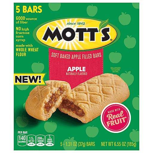 Motts Filled Bar Apple 5 Ct