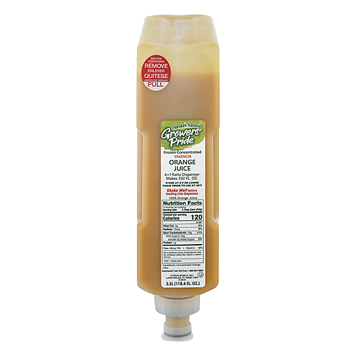 Growers' Pride Orange Juice Concentrate 32 fl. oz. - 12/Case