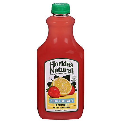 Florida's Natural Zero Sugar Lemonade With Strawberry 59 fl oz