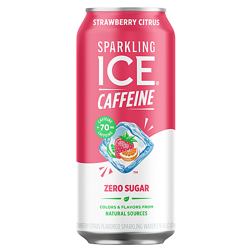 Sparkling Ice +caffeine - Strawberry Citrus