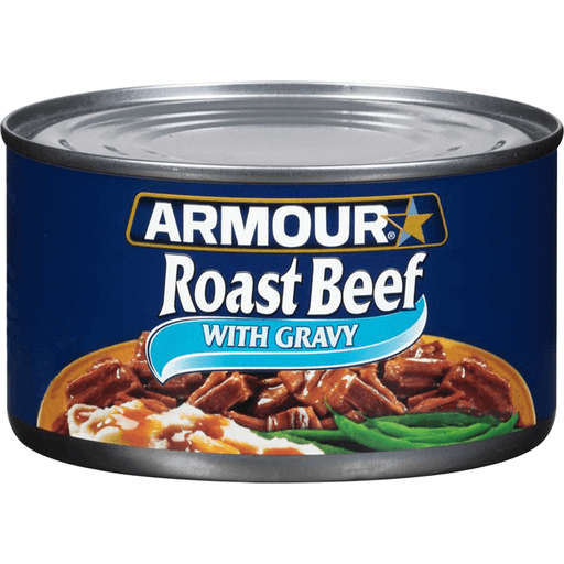 Armour Star Roast Beef With Gravy, Canned Meat, 12 OZ (Pack of 24 