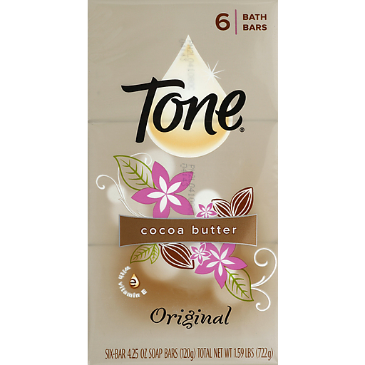 Tone Bath Bars w/Cocoa Butter, Original Scent 12 Bars (2) 6 Packs 4.25 Oz cheapest Bars