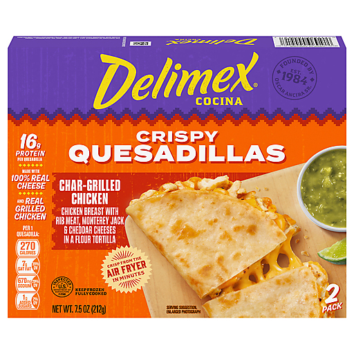 Delimex Crispy Char Grilled Chicken Quesadillas 2 ea