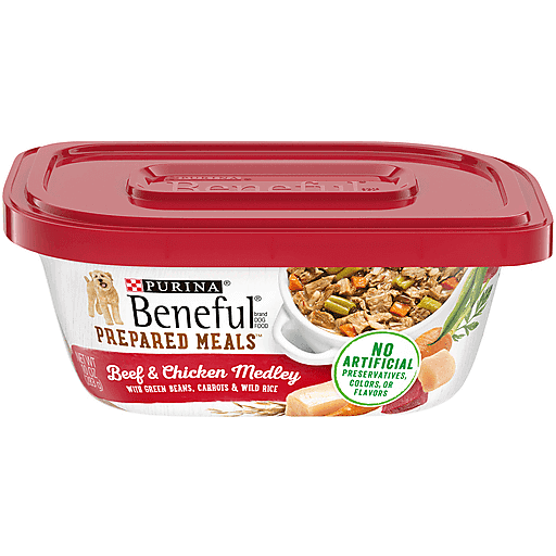 Purina Beneful High Protein Wet Dog Food With Gravy Prepared