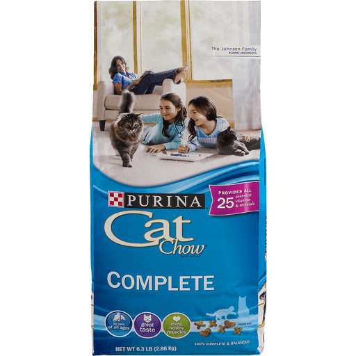 Purina Cat Chow High Protein Dry Cat Food, Complete - 6.3 lb. Bag | Cat ...