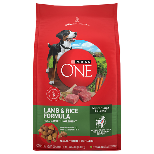 Purina One Complete Adult Lamb & Rice Formula Dog Food 4 lb