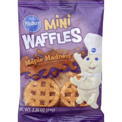 Pillsbury™ Frozen Mini Waffles Maple Madness™ 2.47 oz