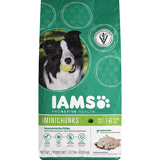 Iams proactive health adult fashion minichunks dry dog food