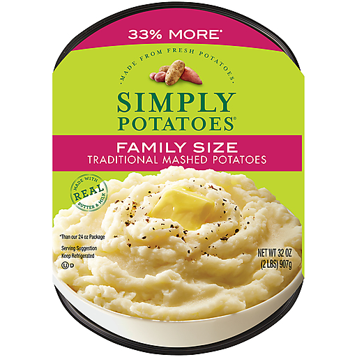 Our Brand Mashed Potatoes Homestyle Microwavable Family Size - 32 oz pkg