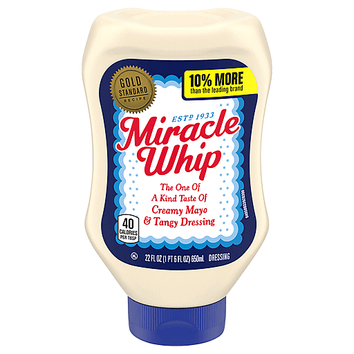 Miracle Whip Dressing 22 fl oz, Salad Dressings, Oil & Vinegar