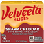 Velveeta Sharp Cheddar Cheese Slices 16 Ea