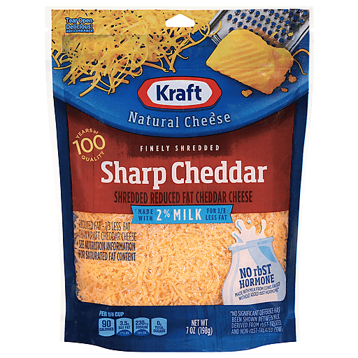 Essential Everyday Shredded Mild Cheddar Cheese, Thick Cut, Natural  Shredded Cheese