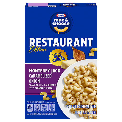 Kraft Monterey Jack Caramelized Onion Mac & Cheese 9.5 oz
