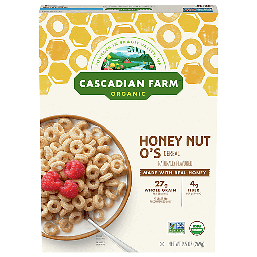 Cascadian Farm Honey Nut O's Cereal