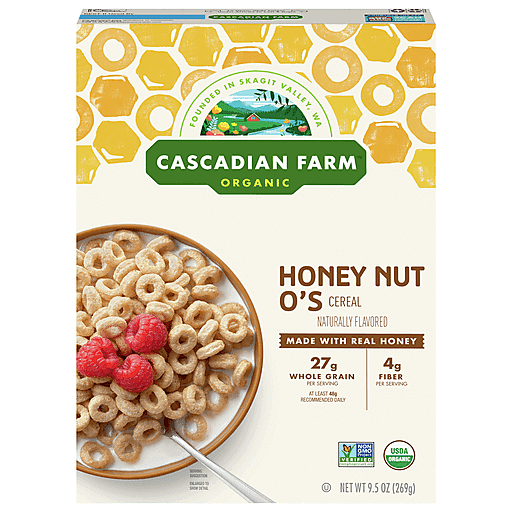 Cascadian Farm Honey Nut O's Cereal