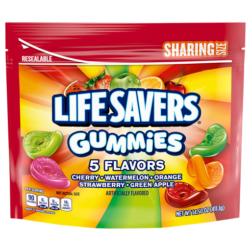 Life Savers 5 Flavors Gummies Sharing Size 14.5 oz