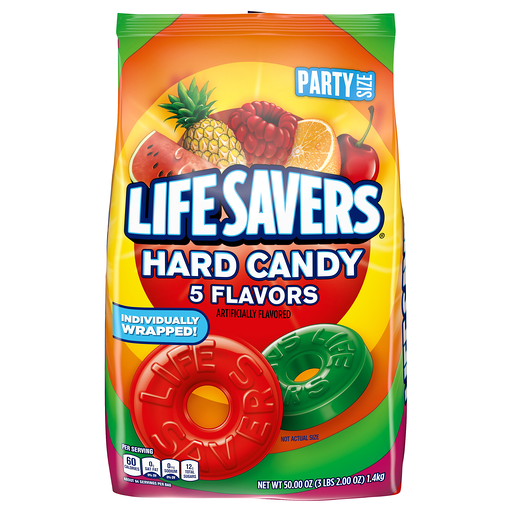 Life Savers 5 Flavors Hard Candy Party Size 50 oz