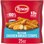 Tyson Frozen Crispy Chicken Breast Strips 25 Oz