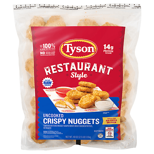 Tyson Restaurant Style Crispy Nuggets 40 oz