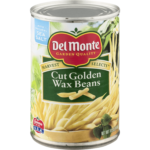 Del Monte Harvest Selects Wax Beans Cut Golden Green Market Basket