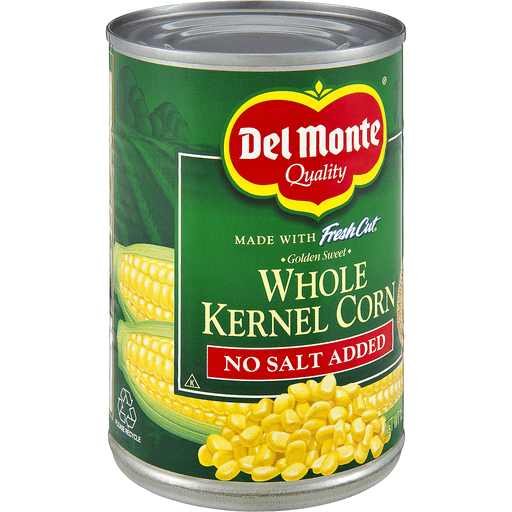 Canned Sweet Whole Kernel Corn - No Salt Added