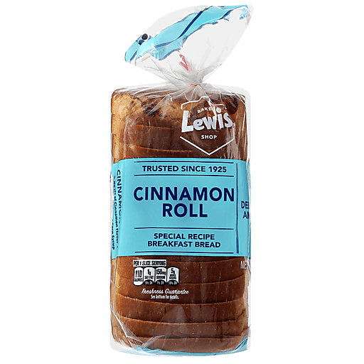 Lewis Bake Shop Special Recipe Cinnamon Roll Breakfast Bread 16 oz