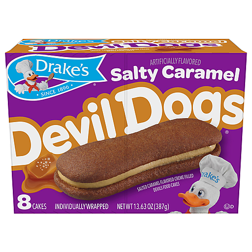 Drake's Salty Caramel Cakes 8 ea