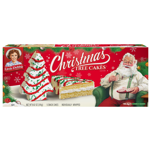 Little Debbie Christmas Tree Cakes 5 ea