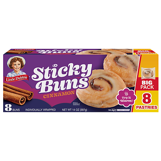 Little Debbie Cinnamon Sticky Buns 8 ea