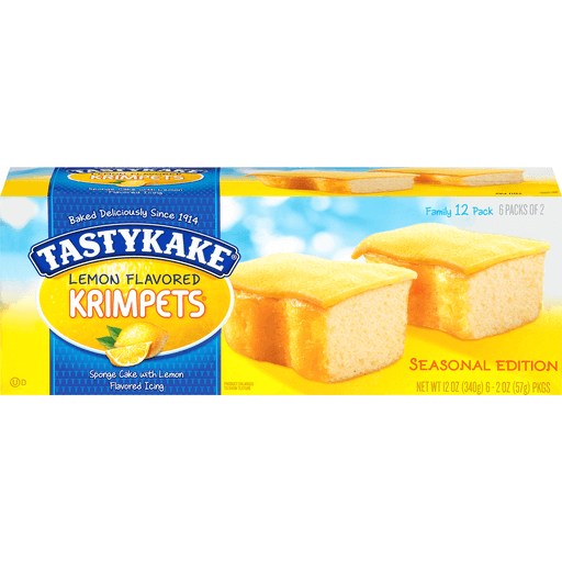 Tastykake Dessert Shells, 6 Sponge Cake Dessert Cups