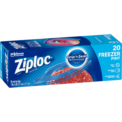 Ziploc Brand Seal Top Freezer Bags