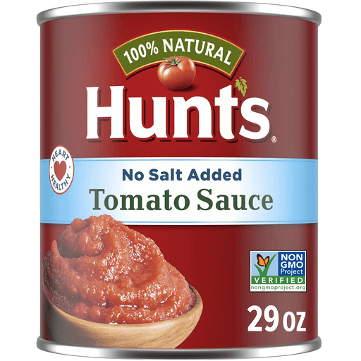 Hunt’s No Salt Added Tomato Sauce, 29 oz. Can